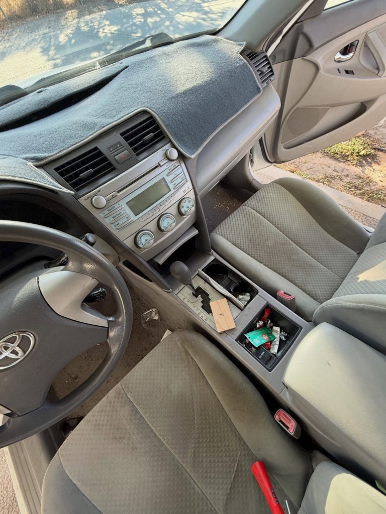 Clean dashboard and interior after a Garcia's Mobile Detailing interior detail