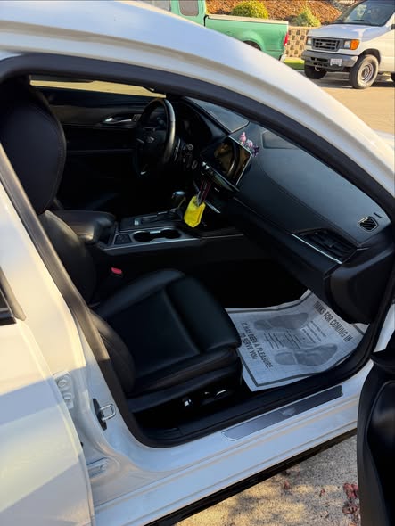 Clean car cabin after an interior detail